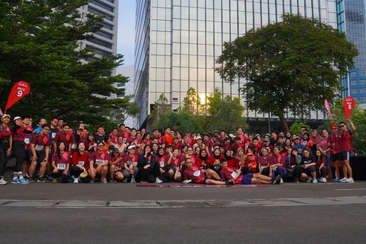 Race photo from Assurance Fun Run 2024