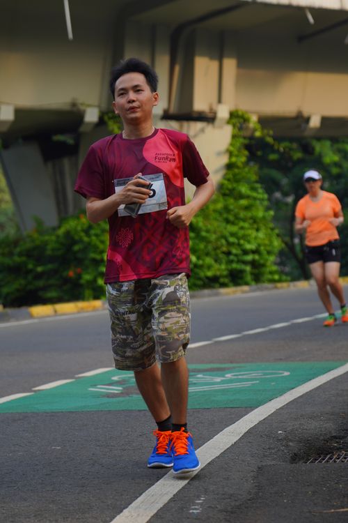 Race photo from Assurance Fun Run 2024