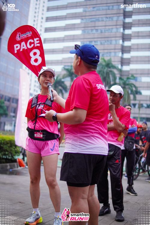 Race photo from Smartfren Run 2025 Vibes