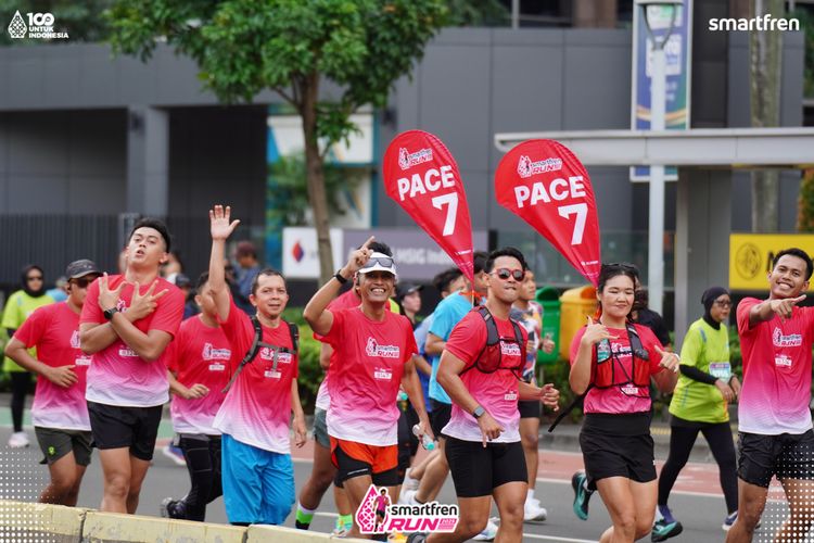 Race photo from Smartfren Run 2025 Vibes