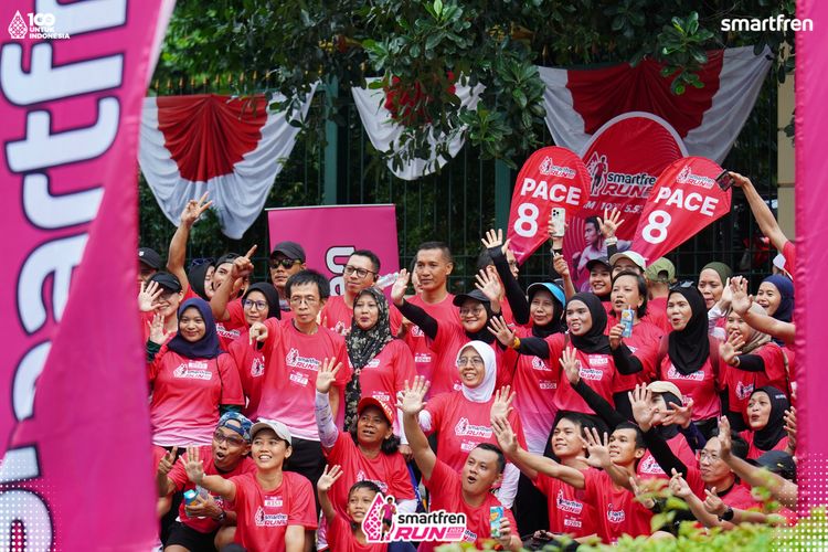 Race photo from Smartfren Run 2025 Vibes