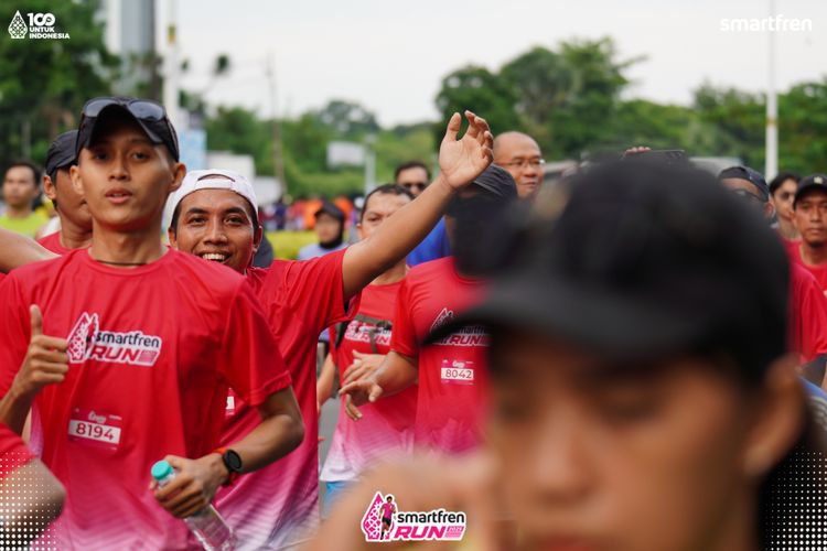 Race photo from Smartfren Run 2025 Vibes