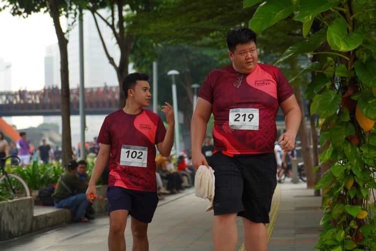 Race photo from Assurance Fun Run 2024