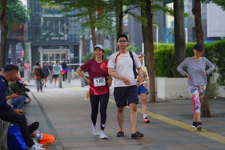 Race photo from Assurance Fun Run 2024