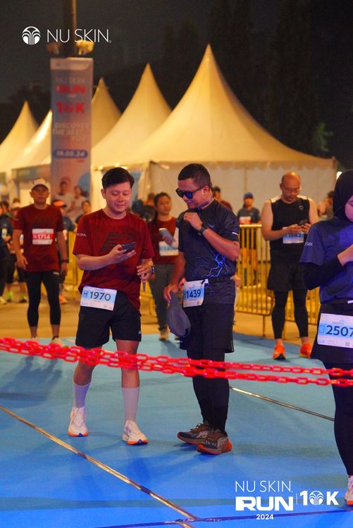 Race photo from Nu Skin Run 10K