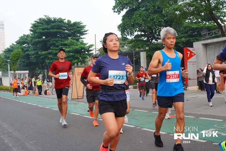 Race photo from Nu Skin Run 10K