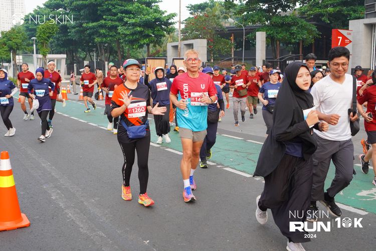 Race photo from Nu Skin Run 10K