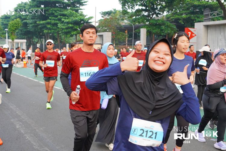 Race photo from Nu Skin Run 10K