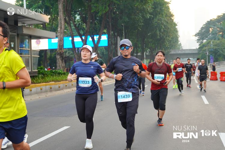 Race photo from Nu Skin Run 10K