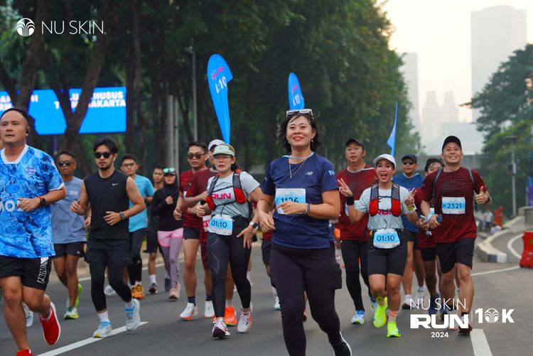 Race photo from Nu Skin Run 10K