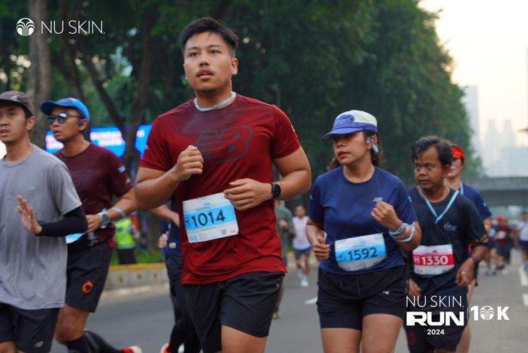 Race photo from Nu Skin Run 10K