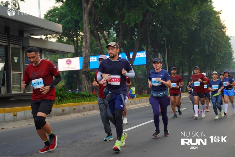 Race photo from Nu Skin Run 10K