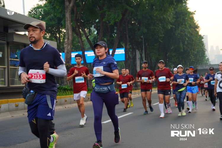 Race photo from Nu Skin Run 10K