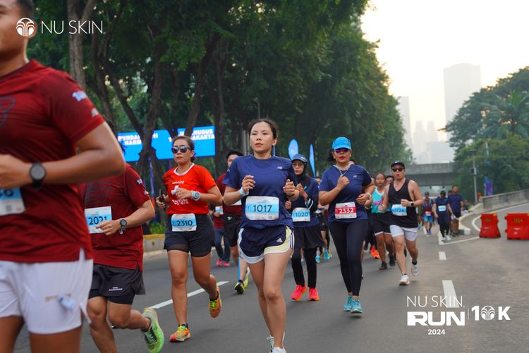 Race photo from Nu Skin Run 10K