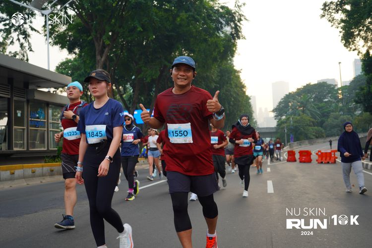 Race photo from Nu Skin Run 10K