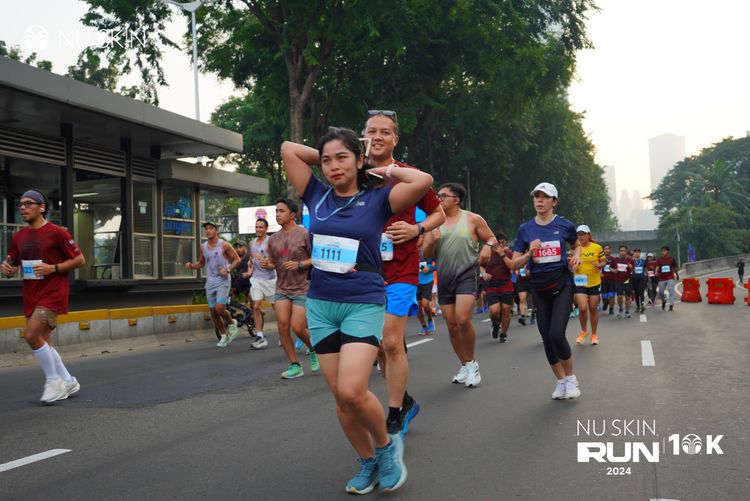Race photo from Nu Skin Run 10K
