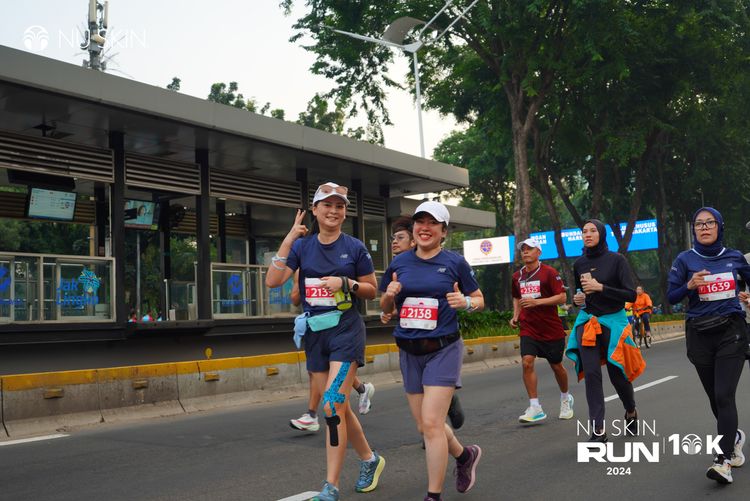 Race photo from Nu Skin Run 10K