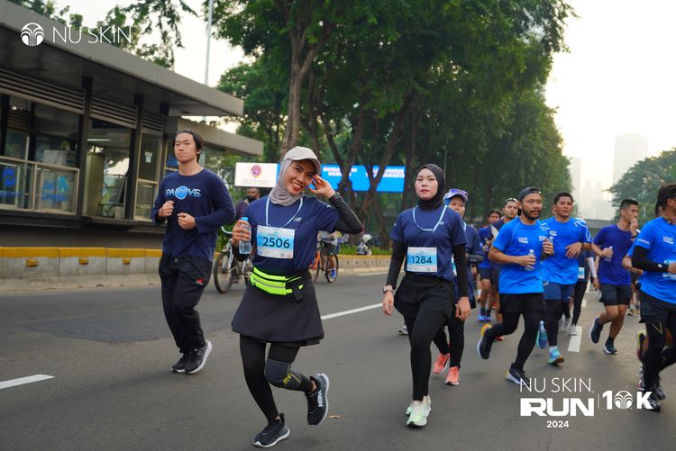 Race photo from Nu Skin Run 10K