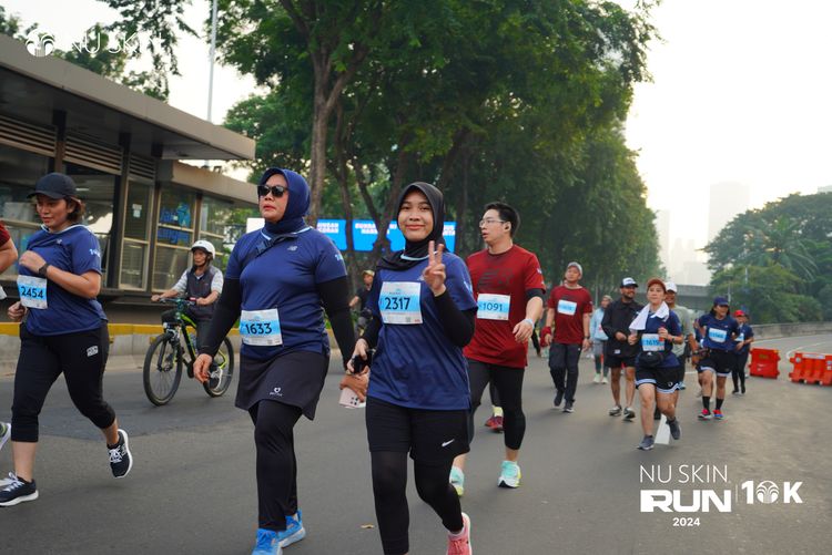 Race photo from Nu Skin Run 10K