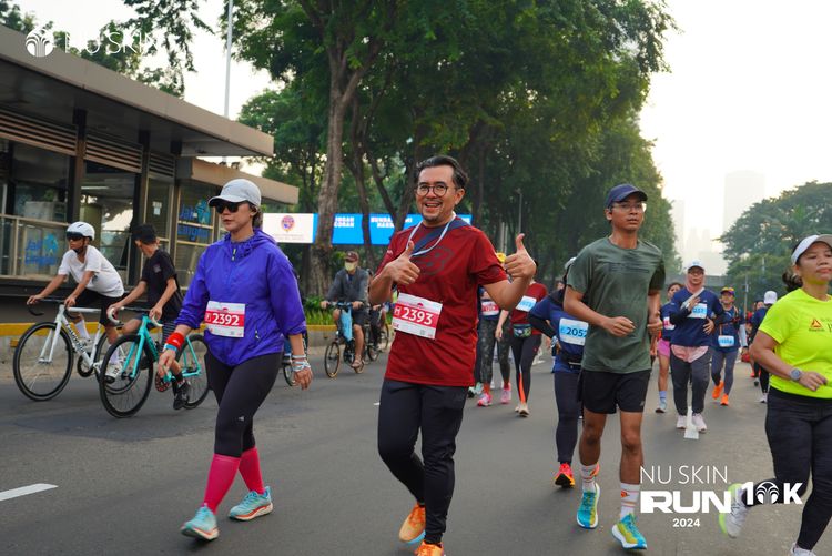 Race photo from Nu Skin Run 10K