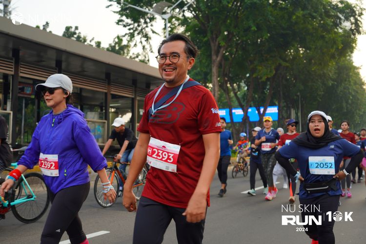 Race photo from Nu Skin Run 10K
