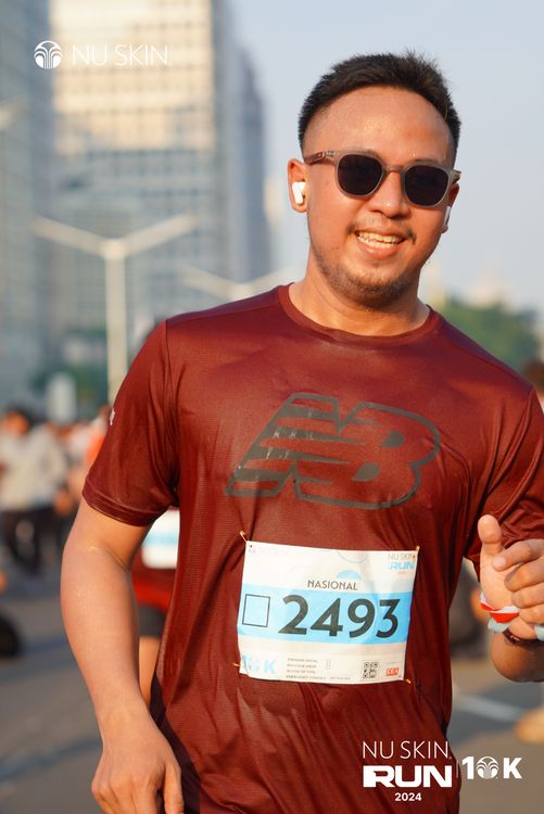 Race photo from Nu Skin Run 10K