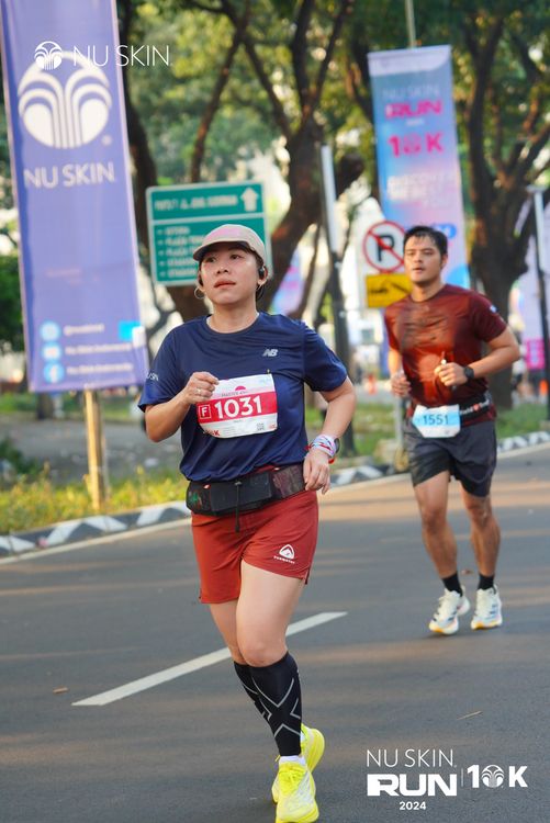 Race photo from Nu Skin Run 10K