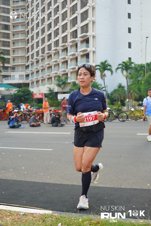 Race photo from Nu Skin Run 10K