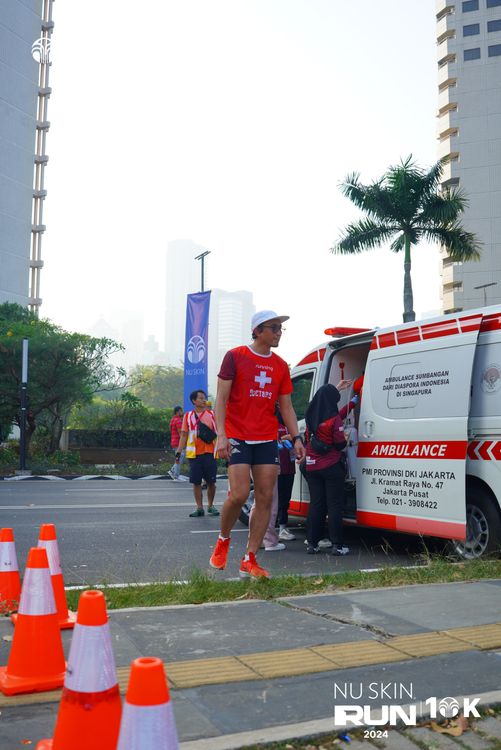 Race photo from Nu Skin Run 10K