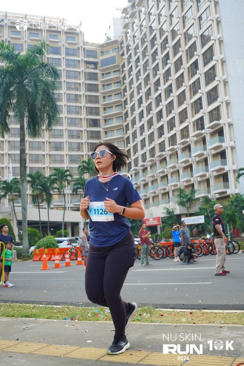 Race photo from Nu Skin Run 10K