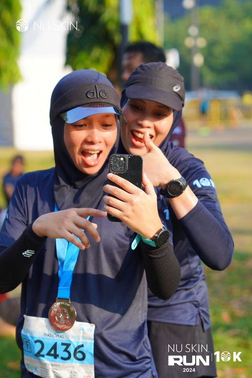 Race photo from Nu Skin Run 10K