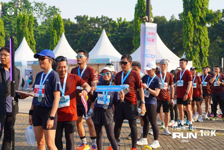 Race photo from Nu Skin Run 10K
