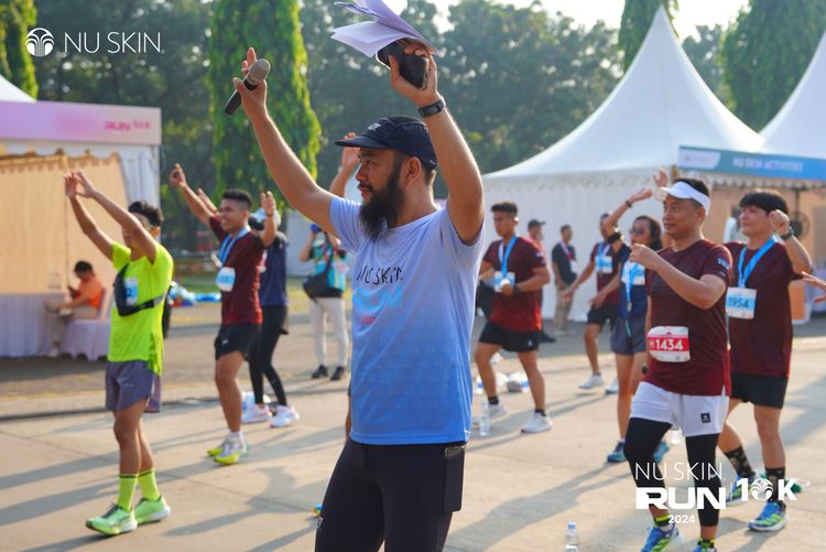 Race photo from Nu Skin Run 10K