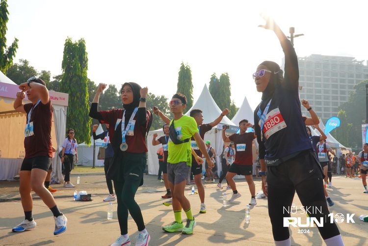Race photo from Nu Skin Run 10K