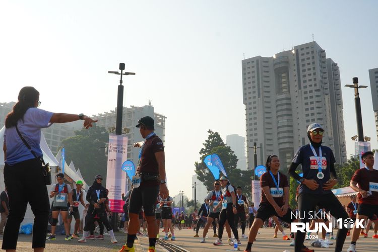 Race photo from Nu Skin Run 10K
