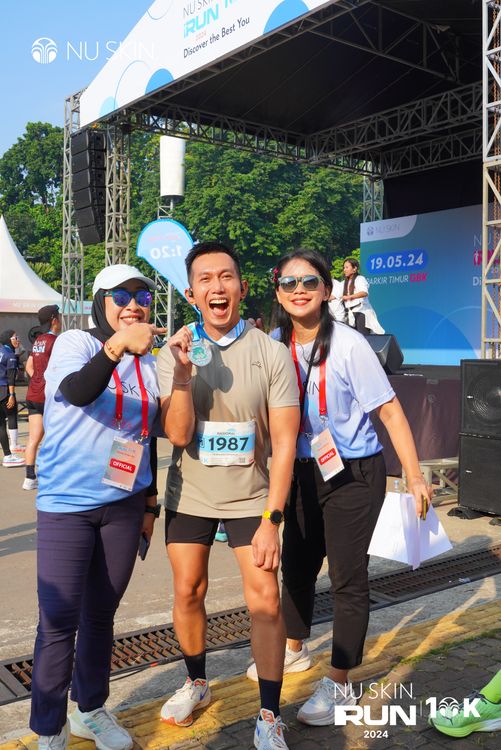 Race photo from Nu Skin Run 10K