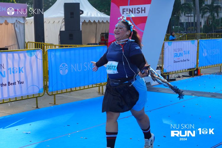 Race photo from Nu Skin Run 10K