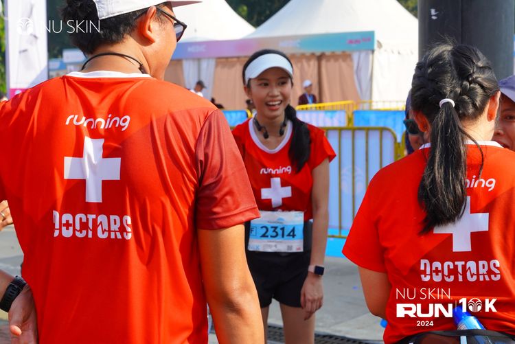 Race photo from Nu Skin Run 10K
