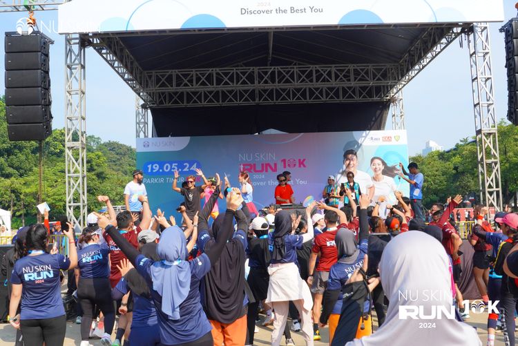 Race photo from Nu Skin Run 10K