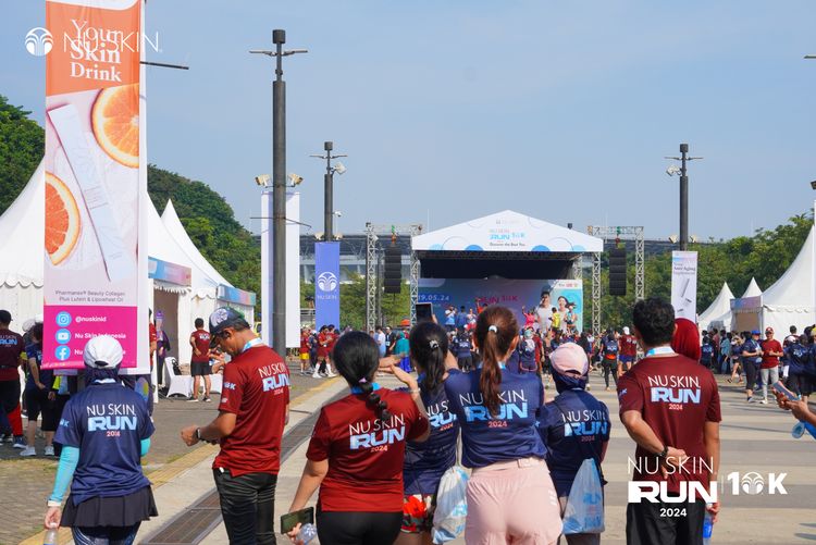 Race photo from Nu Skin Run 10K