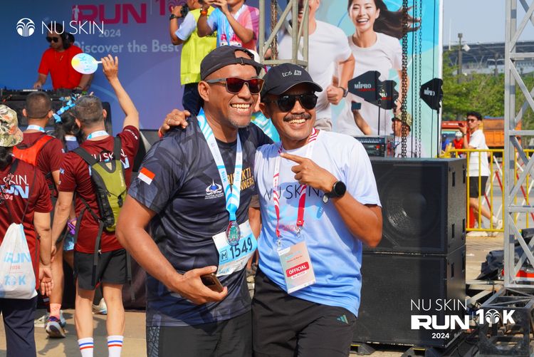 Race photo from Nu Skin Run 10K