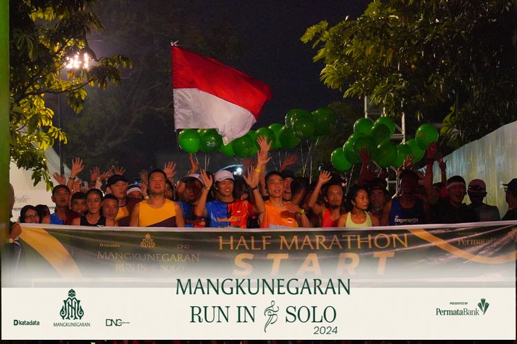 Race photo from Mangkunegaran Run 2024