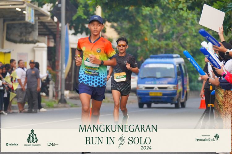 Race photo from Mangkunegaran Run 2024