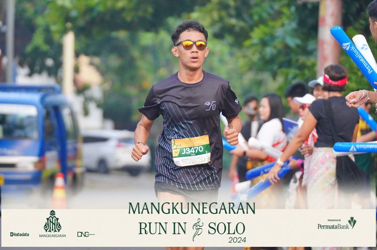Race photo from Mangkunegaran Run 2024