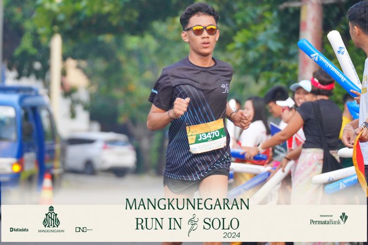 Race photo from Mangkunegaran Run 2024