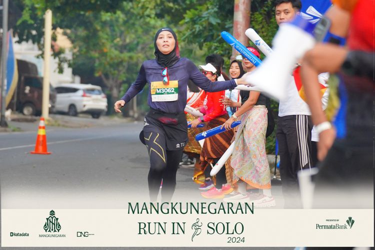 Race photo from Mangkunegaran Run 2024