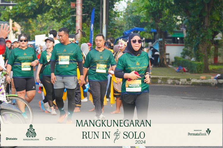 Race photo from Mangkunegaran Run 2024