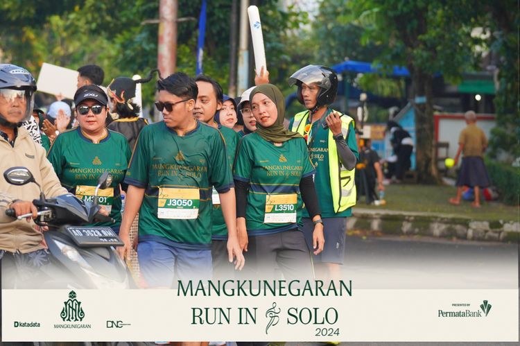 Race photo from Mangkunegaran Run 2024