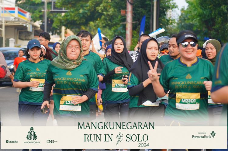 Race photo from Mangkunegaran Run 2024