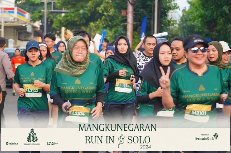Race photo from Mangkunegaran Run 2024